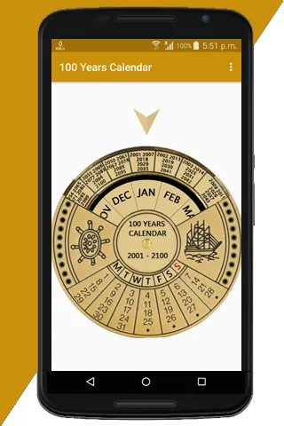 100 Years Calendar | Indus Appstore | Screenshot