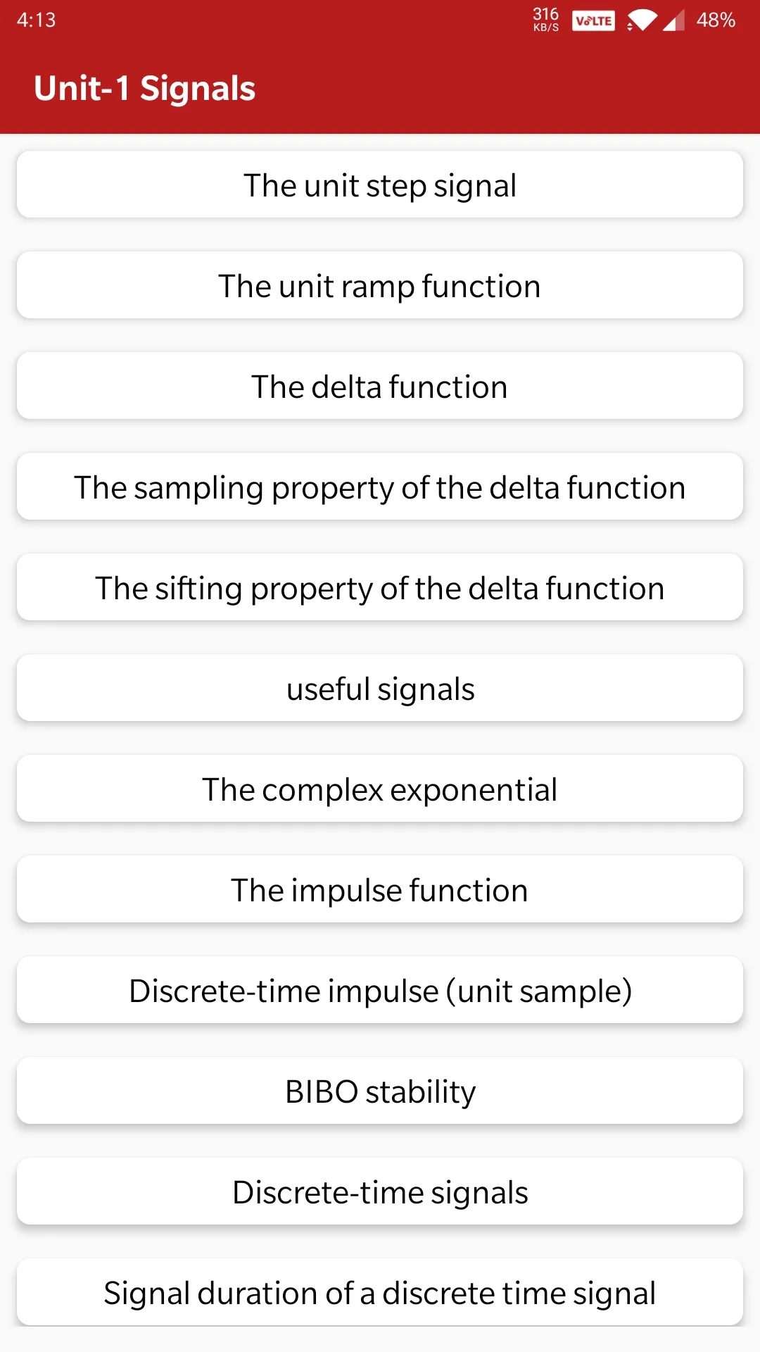 Signals And Systems | Indus Appstore | Screenshot