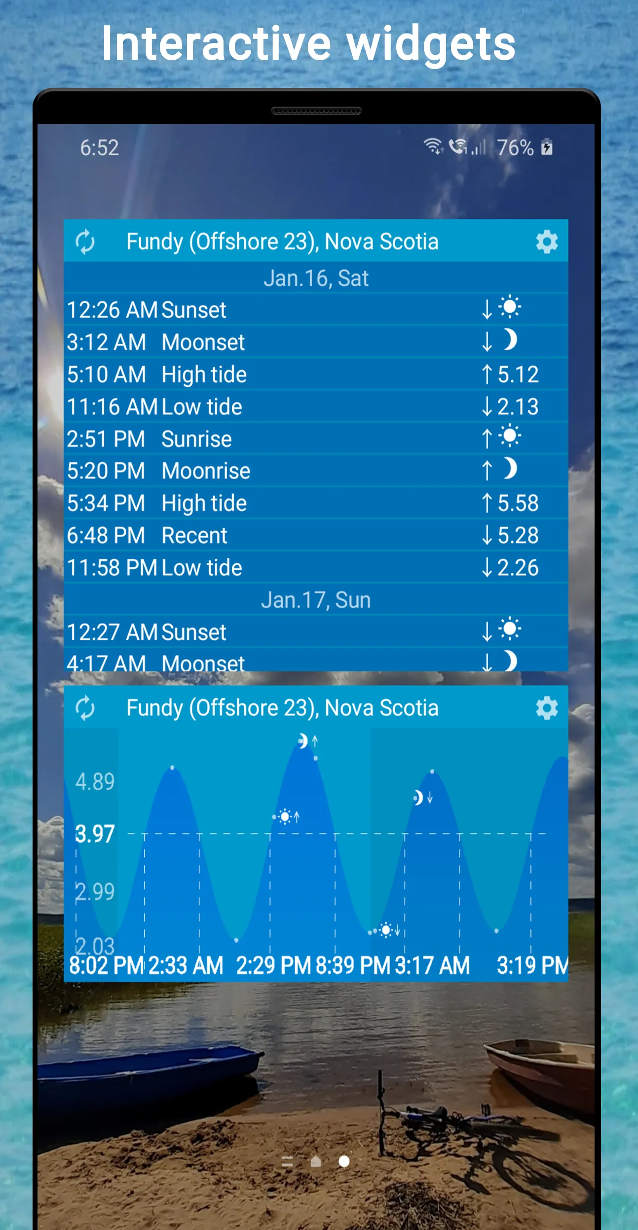 Tides app & widget - eTide HDF | Indus Appstore | Screenshot