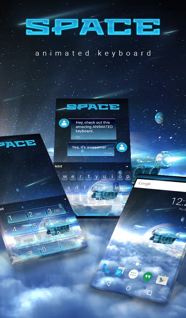 Space Keyboard & Wallpaper | Indus Appstore | Screenshot