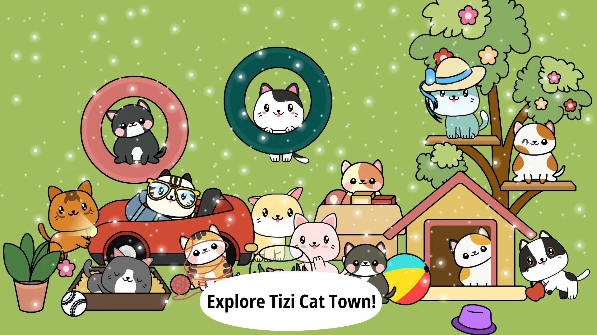 My Cat Town - Tizi Pet Games | Indus Appstore | Screenshot