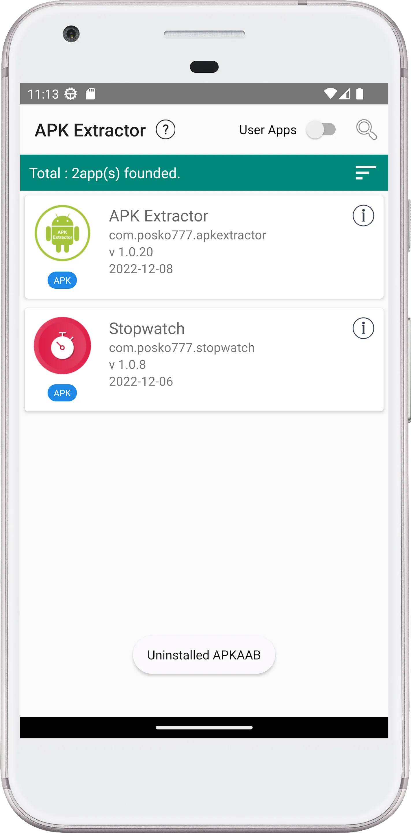 APK Extractor - apk | Indus Appstore | Screenshot