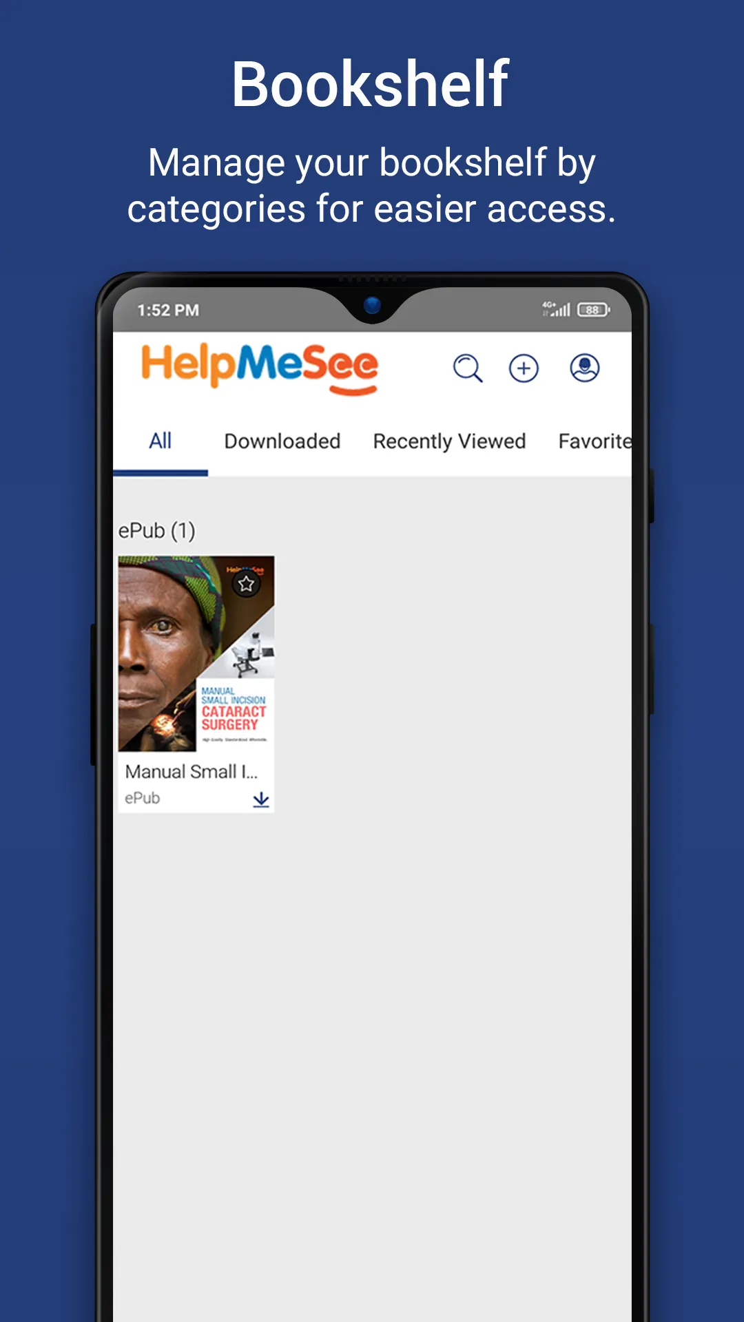 HelpMeSee eBooks | Indus Appstore | Screenshot