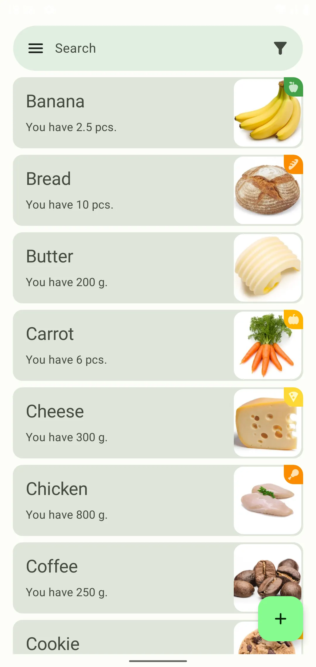 My pantry. Smart shopping list | Indus Appstore | Screenshot