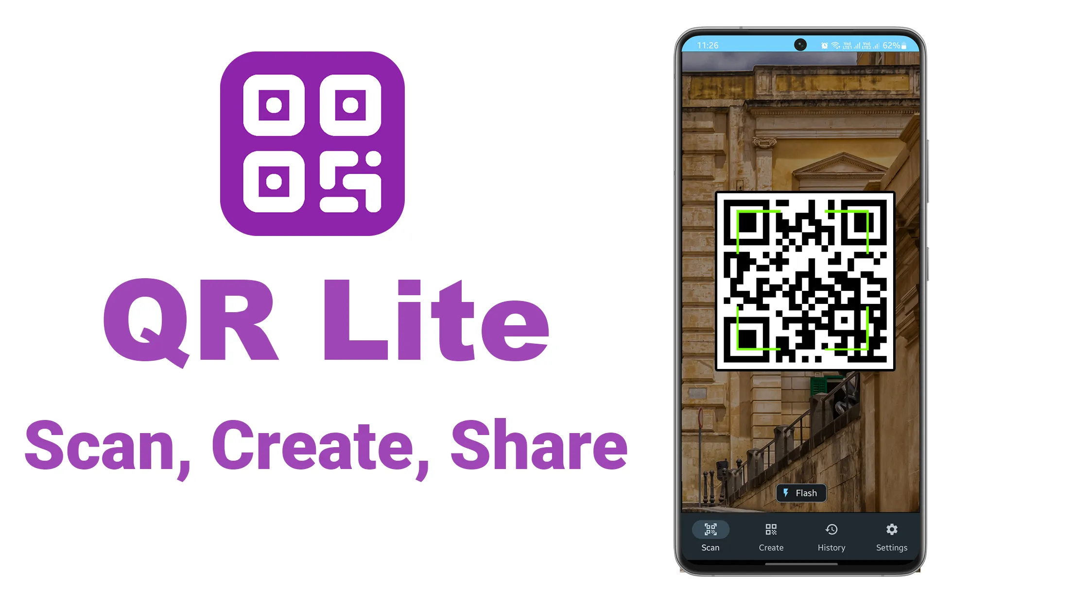 QR Lite | Barcode Scanner | Indus Appstore | Screenshot