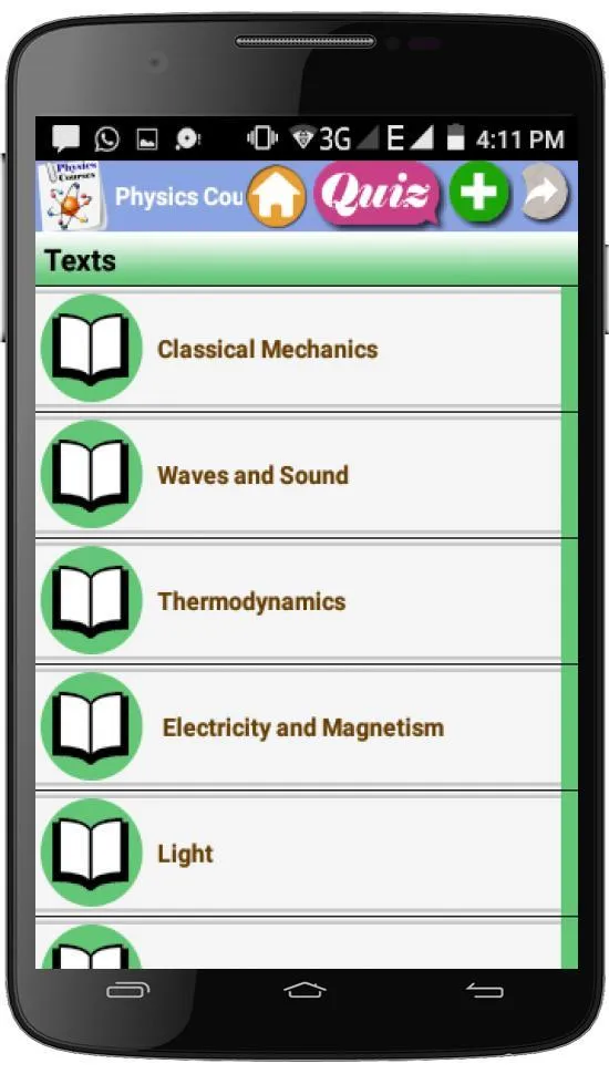 Physics Courses | Indus Appstore | Screenshot