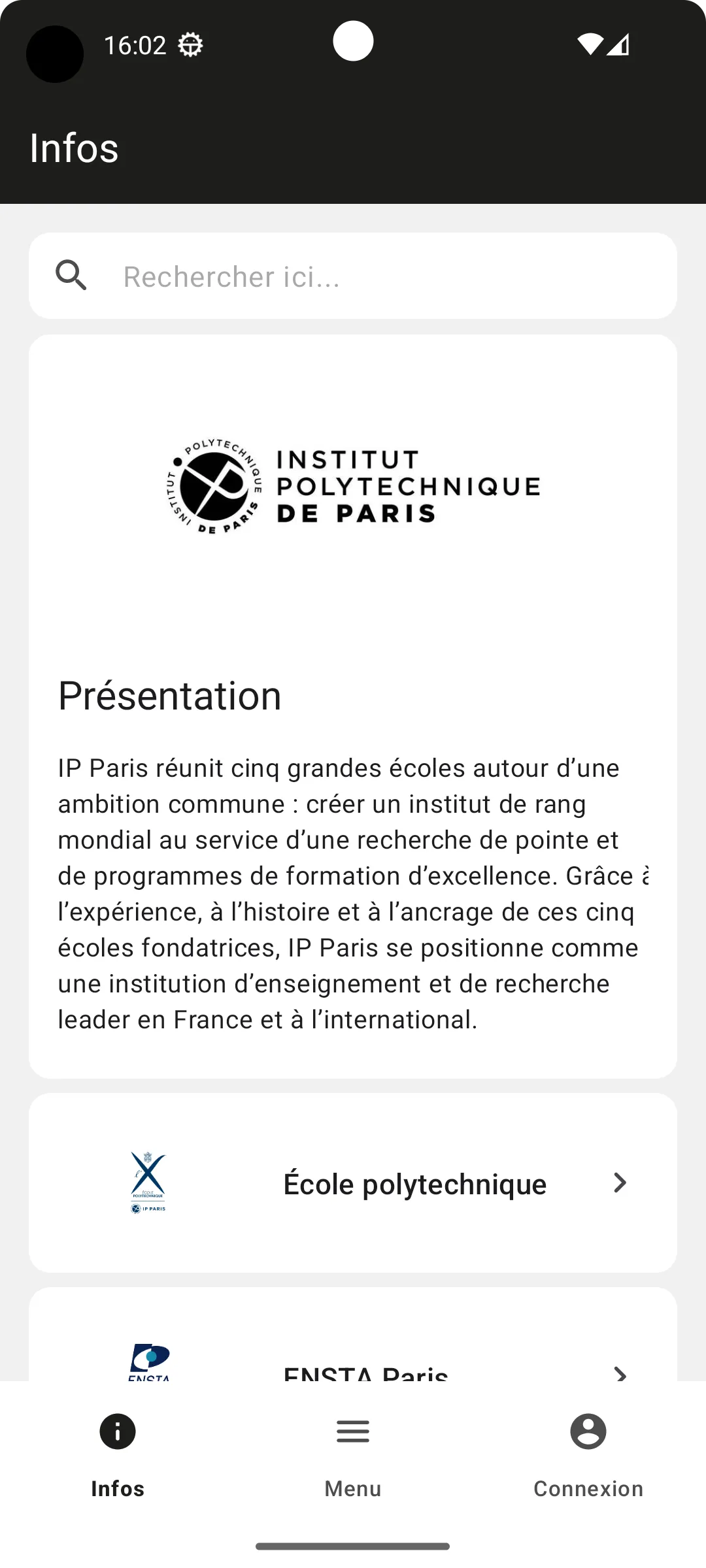 IP Paris Campus | Indus Appstore | Screenshot