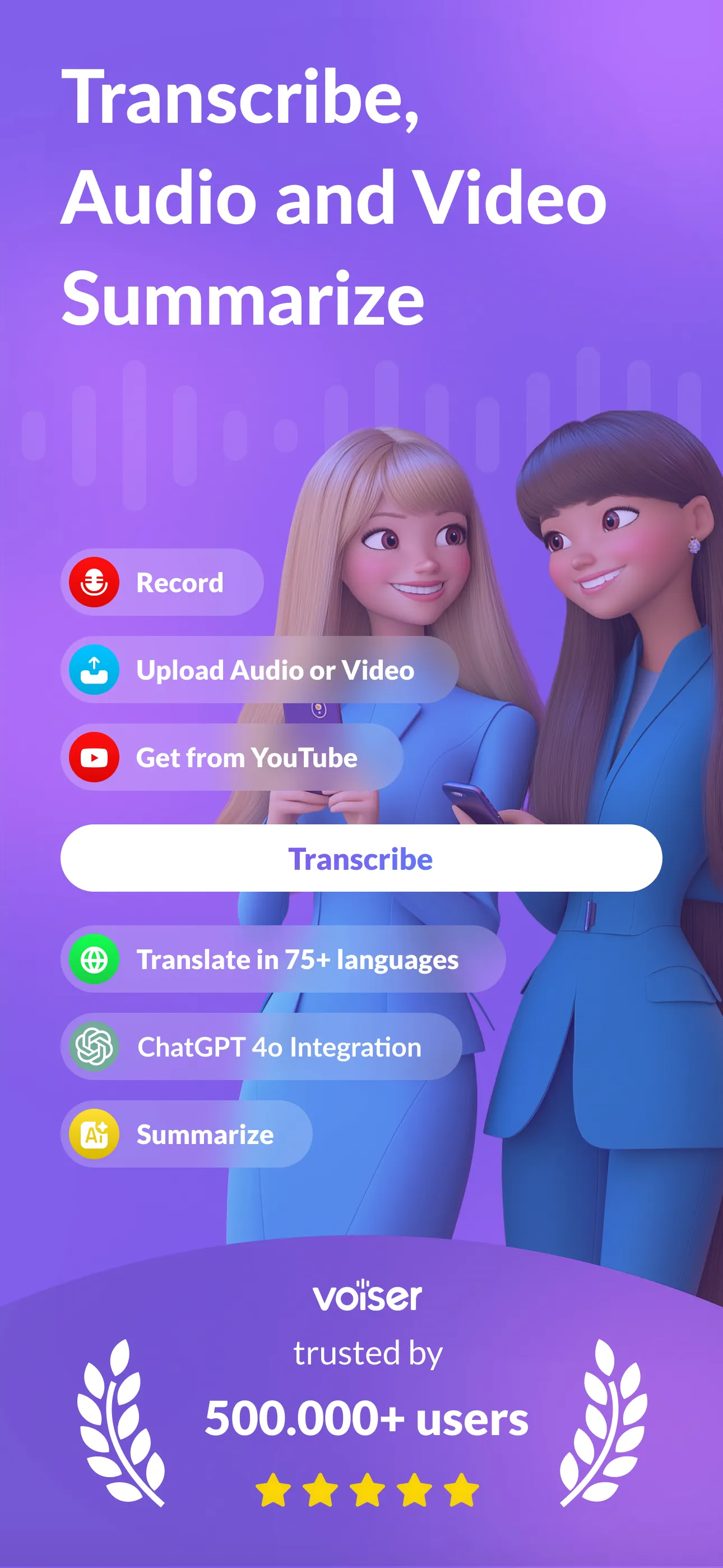 AI Transcriber: Speech to Text | Indus Appstore | Screenshot