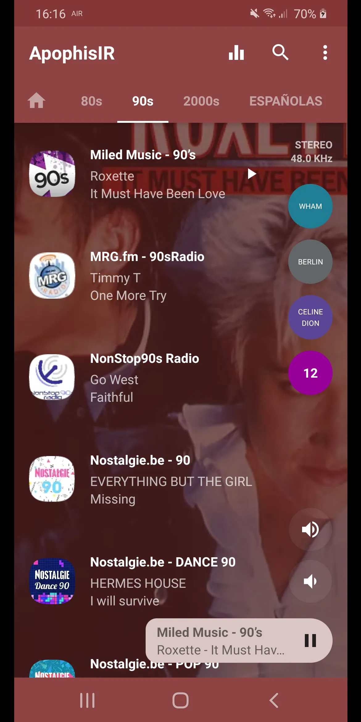 Internet Radio | Indus Appstore | Screenshot