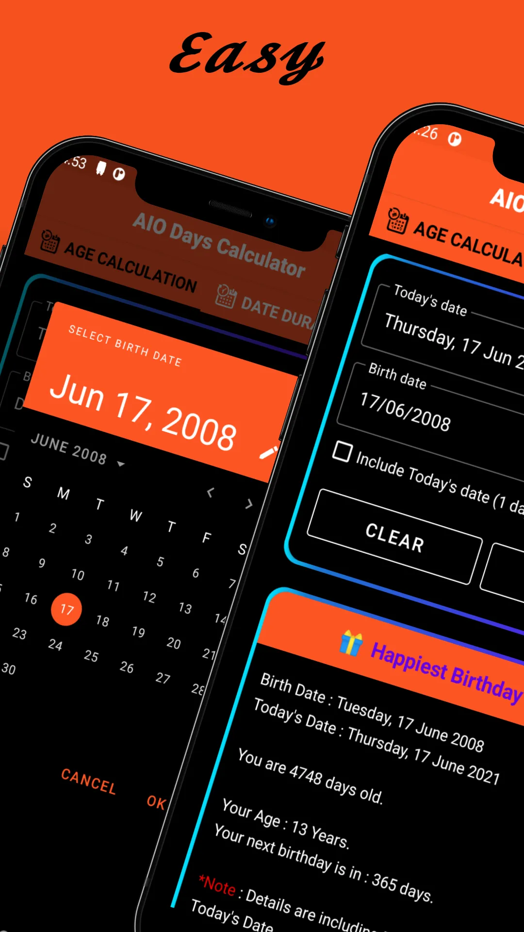 AIO Days Calc | Indus Appstore | Screenshot