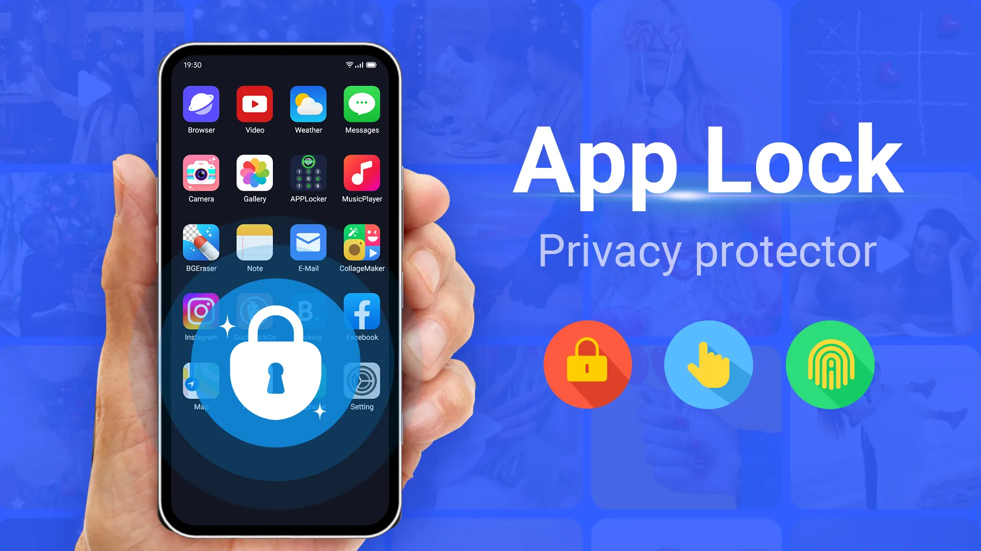 App Lock - Fingerprint Applock | Indus Appstore | Screenshot