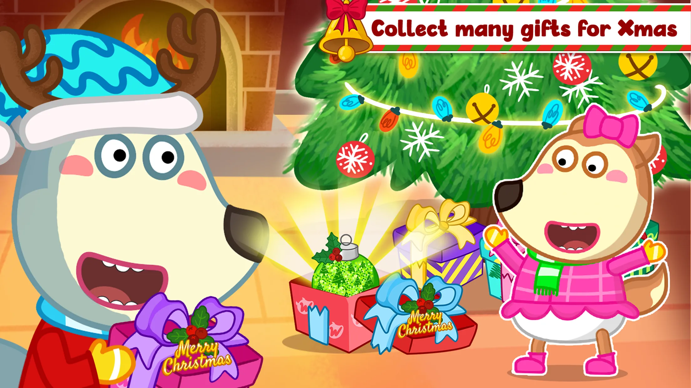 Wolfoo's Christmas Decoration | Indus Appstore | Screenshot