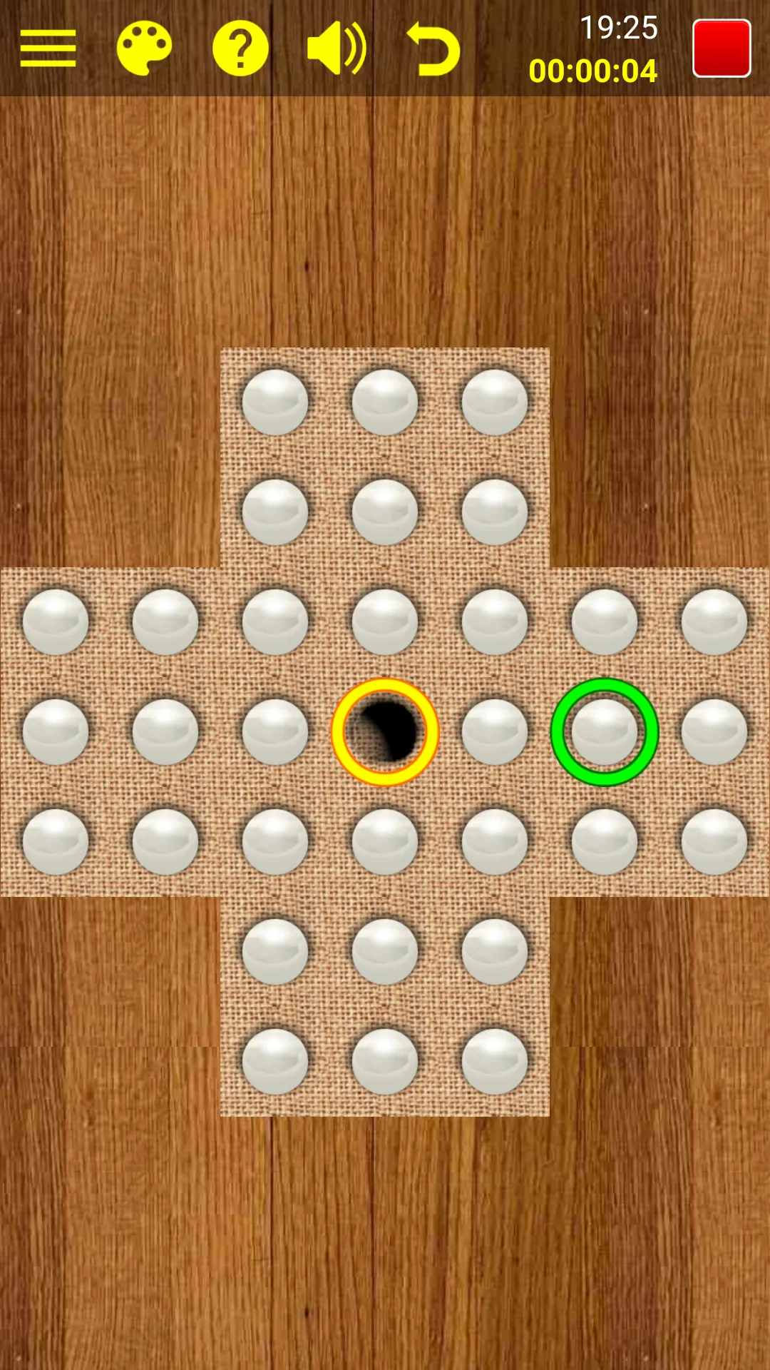 Marble Solitaire Puzzle | Indus Appstore | Screenshot