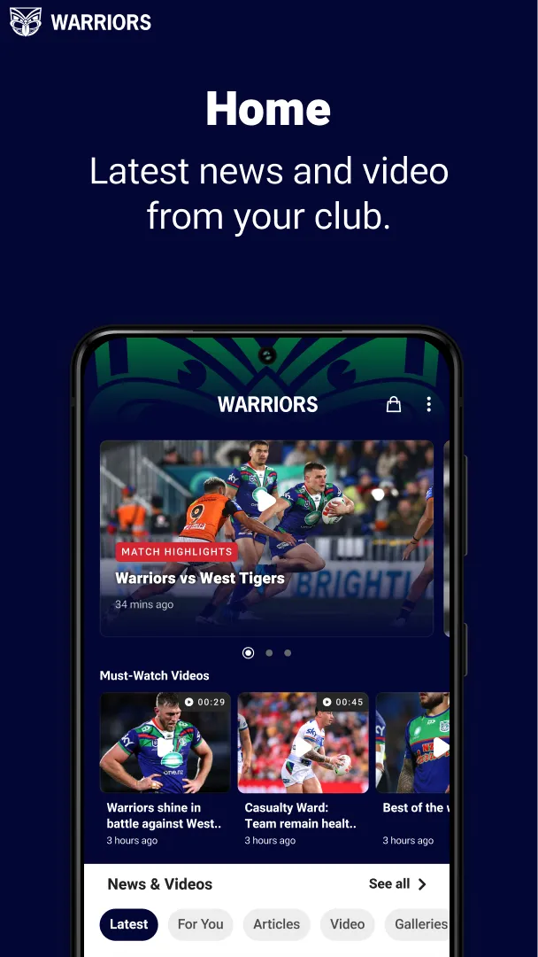 New Zealand Warriors | Indus Appstore | Screenshot