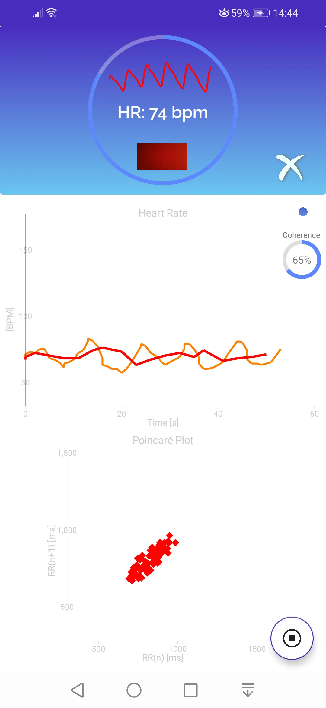 Pulse HRV by Camera BLE ECG | Indus Appstore | Screenshot