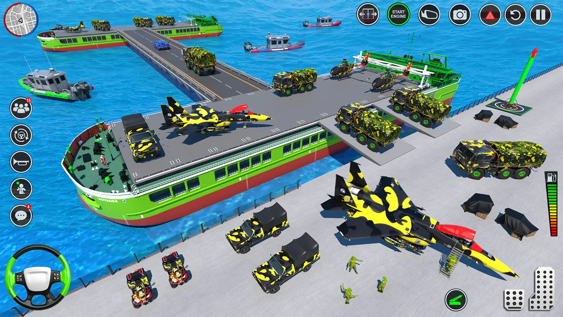 Army vehicle transporter game | Indus Appstore | Screenshot