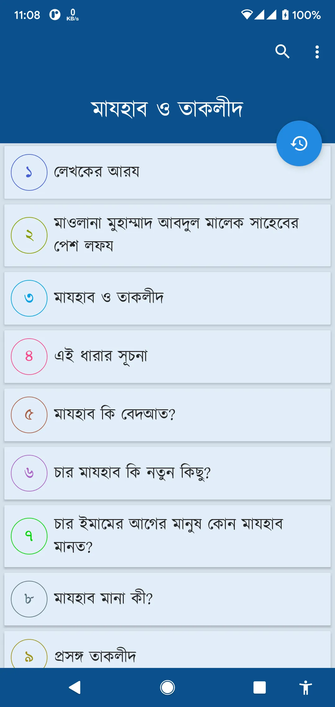 মাযহাব ও তাকলীদ | Indus Appstore | Screenshot