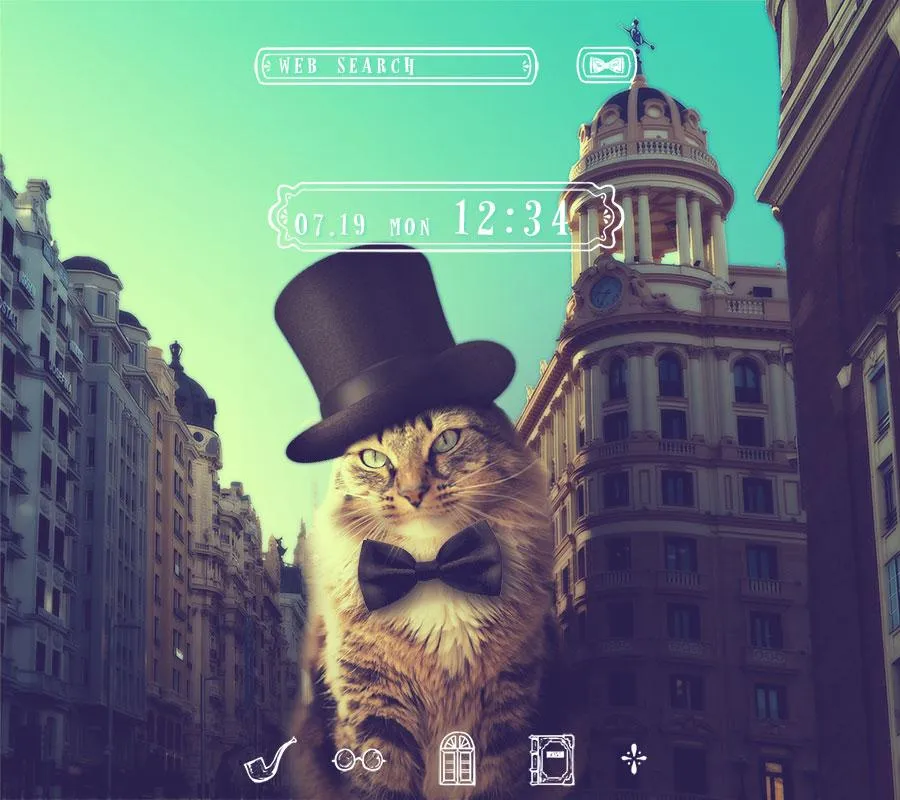 Cat  Theme-Feline Gentleman- | Indus Appstore | Screenshot