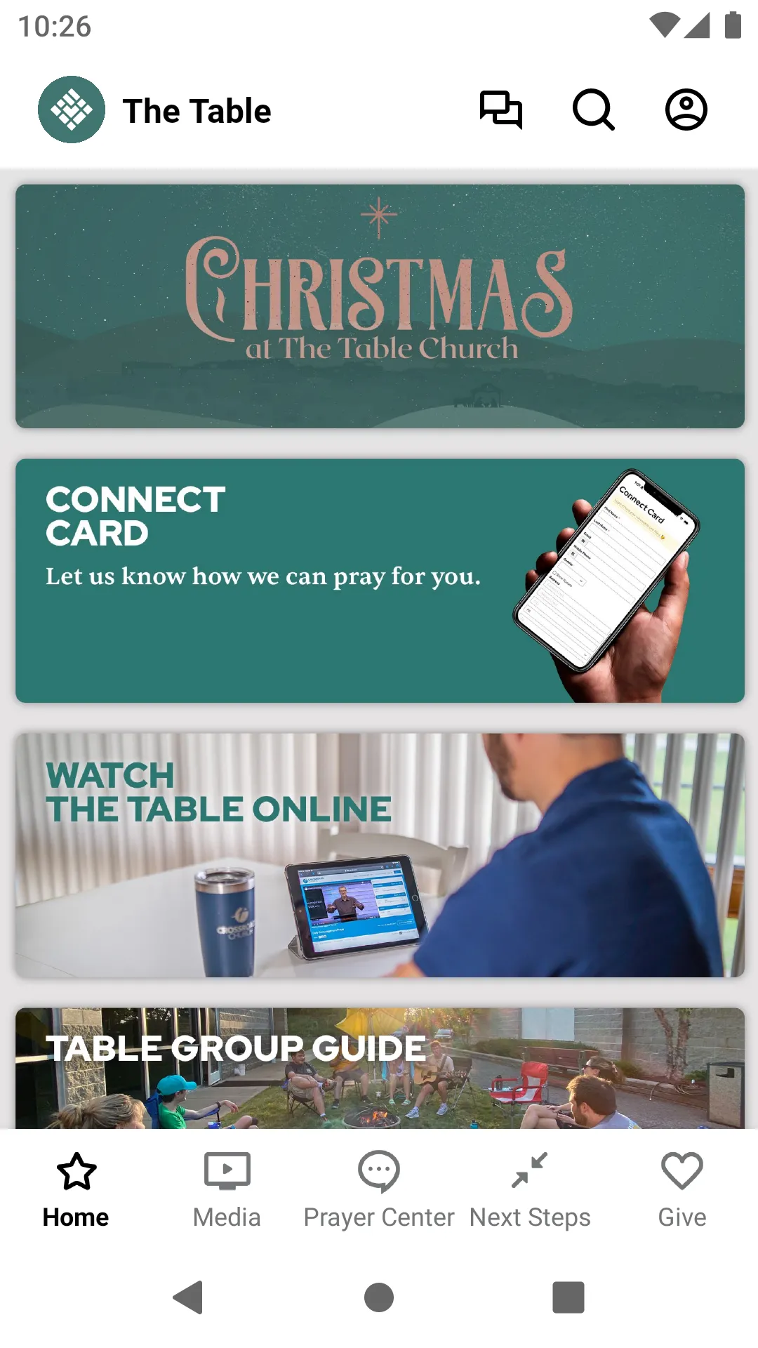 The Table Church (PA/WV) | Indus Appstore | Screenshot