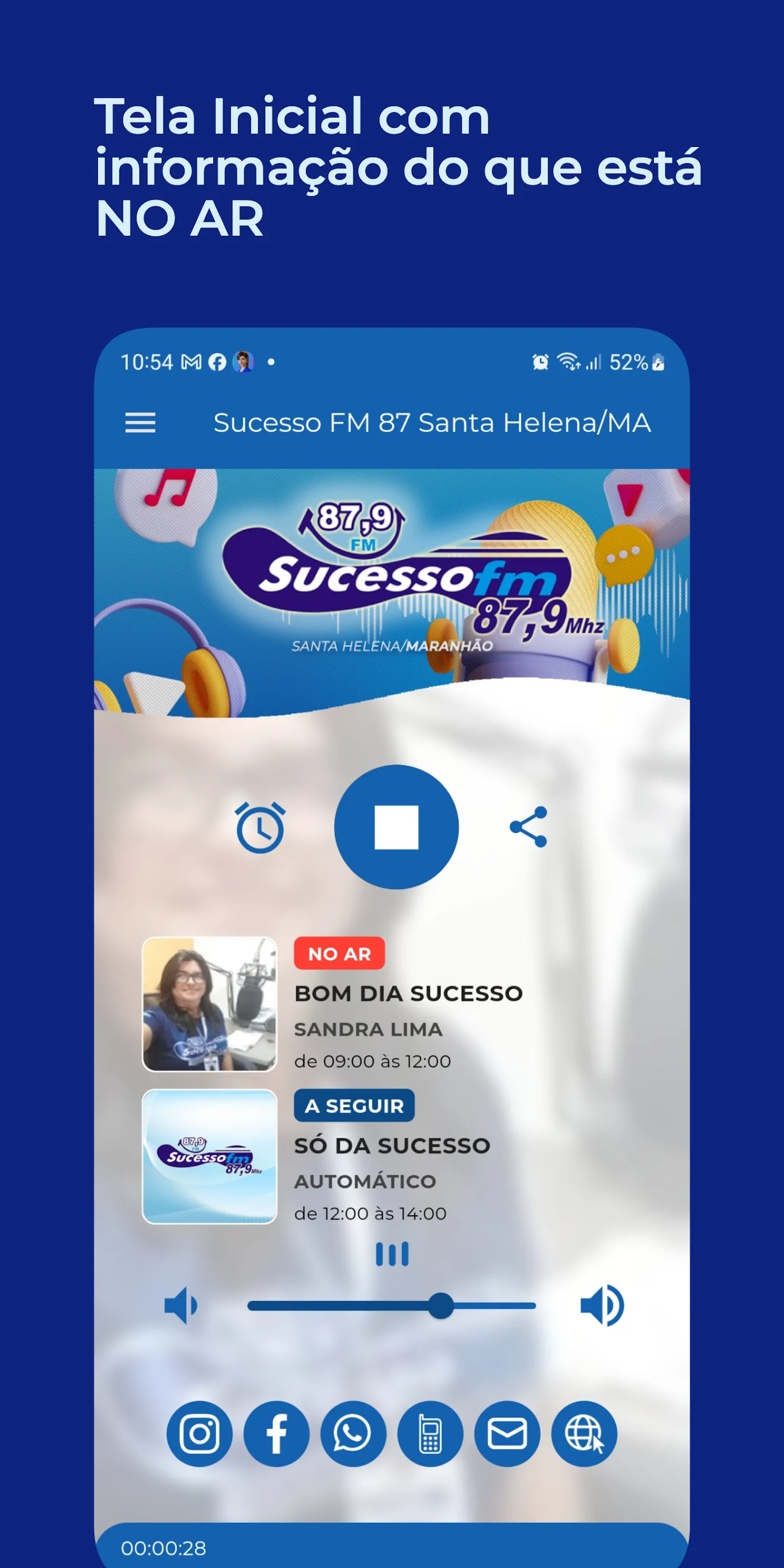 Sucesso FM 87 Santa Helena/MA | Indus Appstore | Screenshot