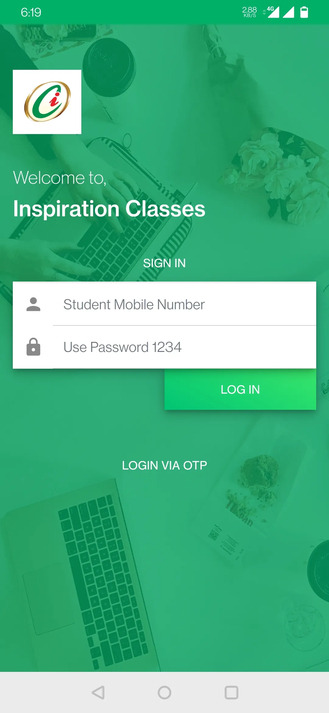 Inspiration Classes, Chapra | Indus Appstore | Screenshot