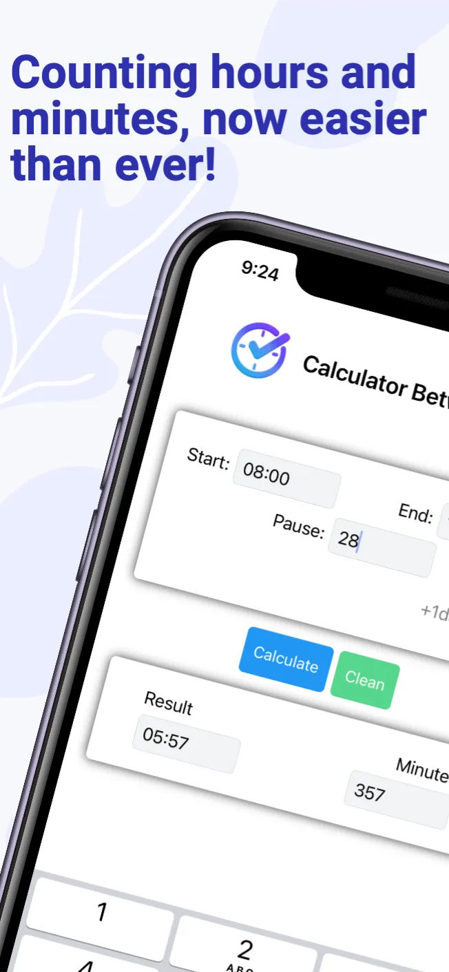 Calculator between hours | Indus Appstore | Screenshot