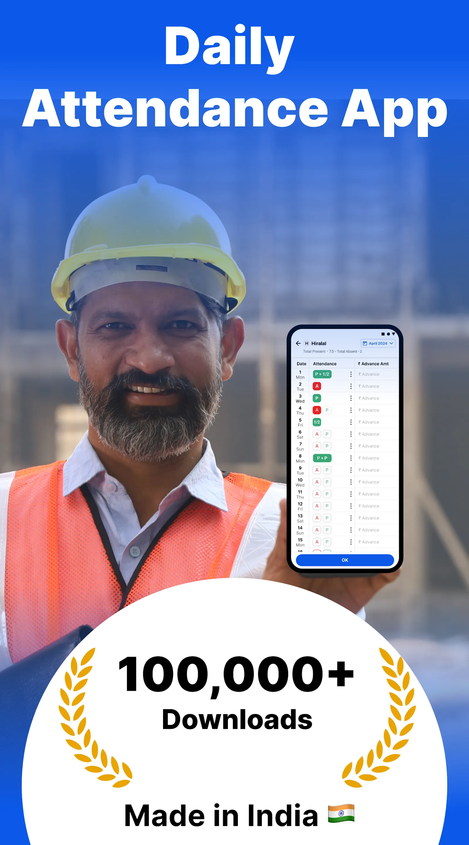 Daily attendance register | Indus Appstore | Screenshot