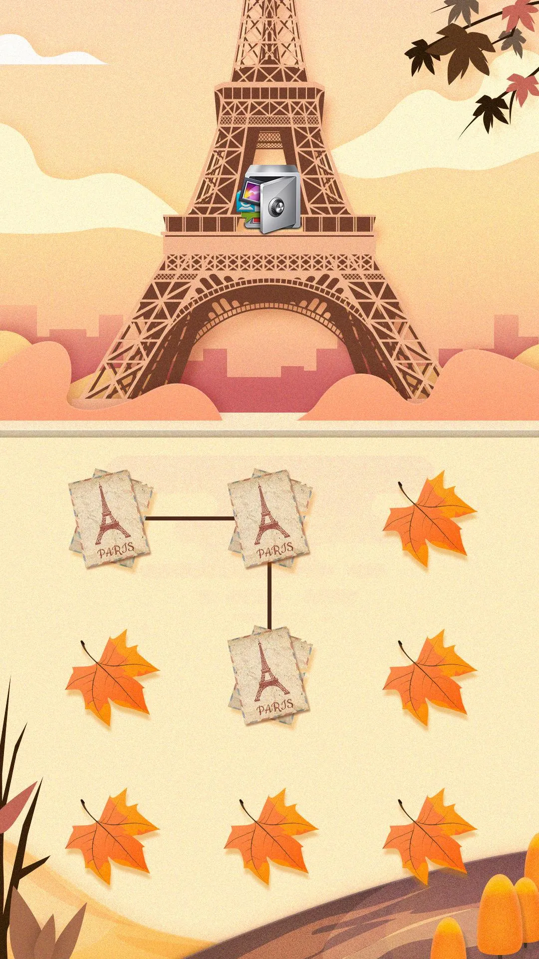 AppLock Theme Eiffel Tower | Indus Appstore | Screenshot