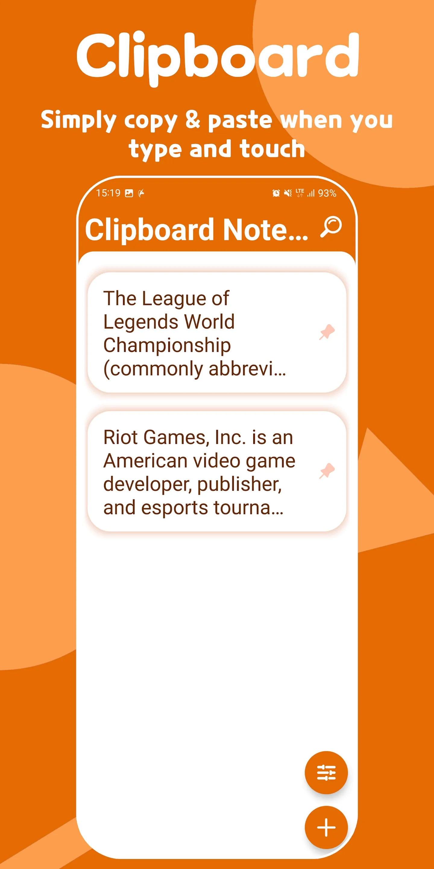 Clipboard Note Touch and copy | Indus Appstore | Screenshot