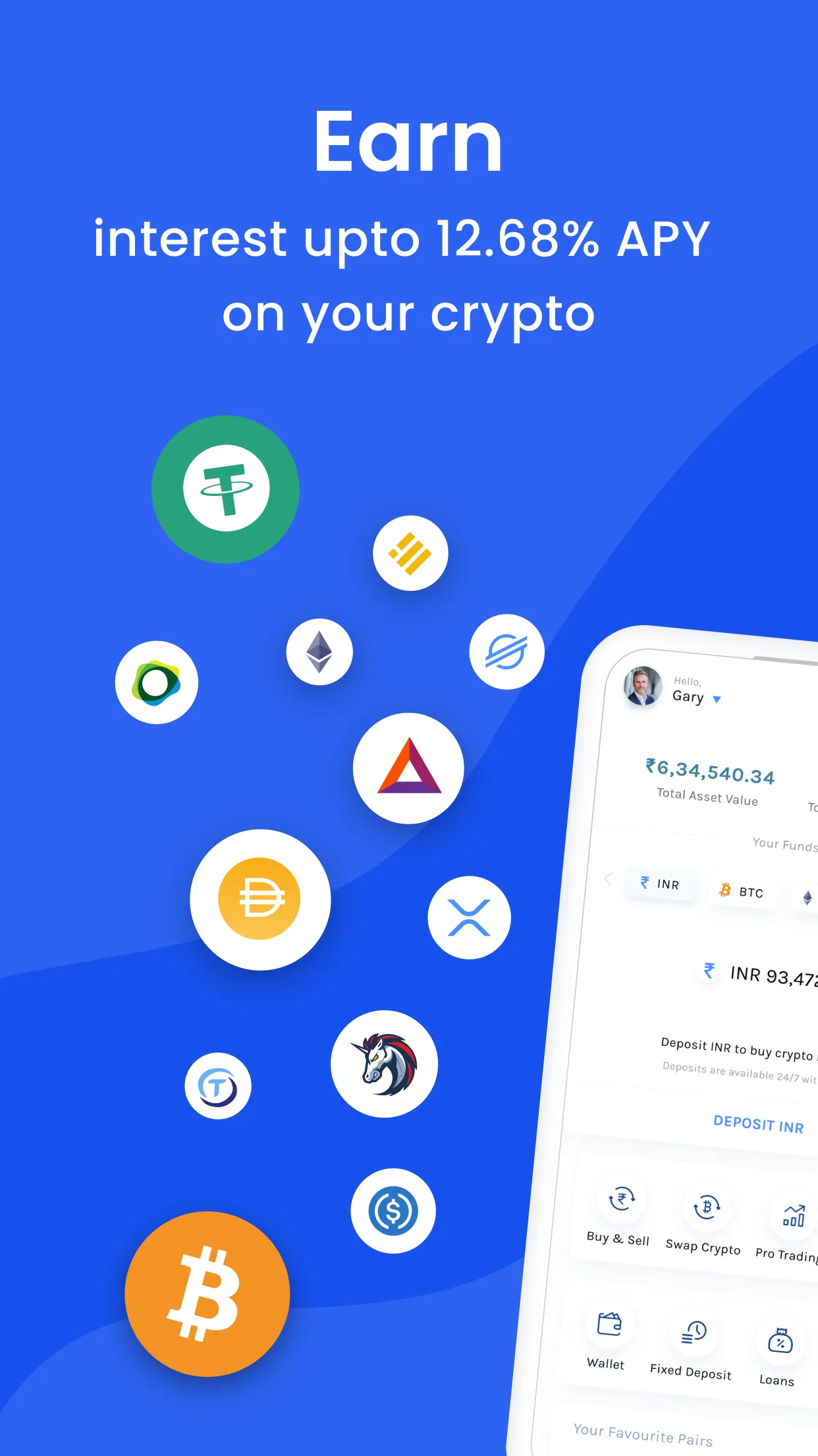 Vauld - Earn, Lend with Crypto | Indus Appstore | Screenshot