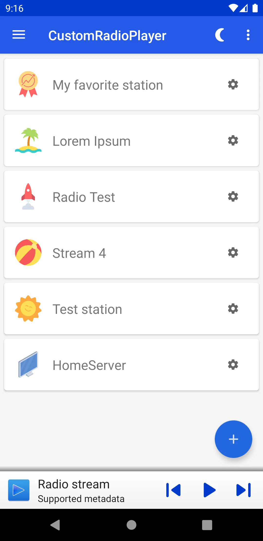 CustomRadioPlayer - Basic URL- | Indus Appstore | Screenshot