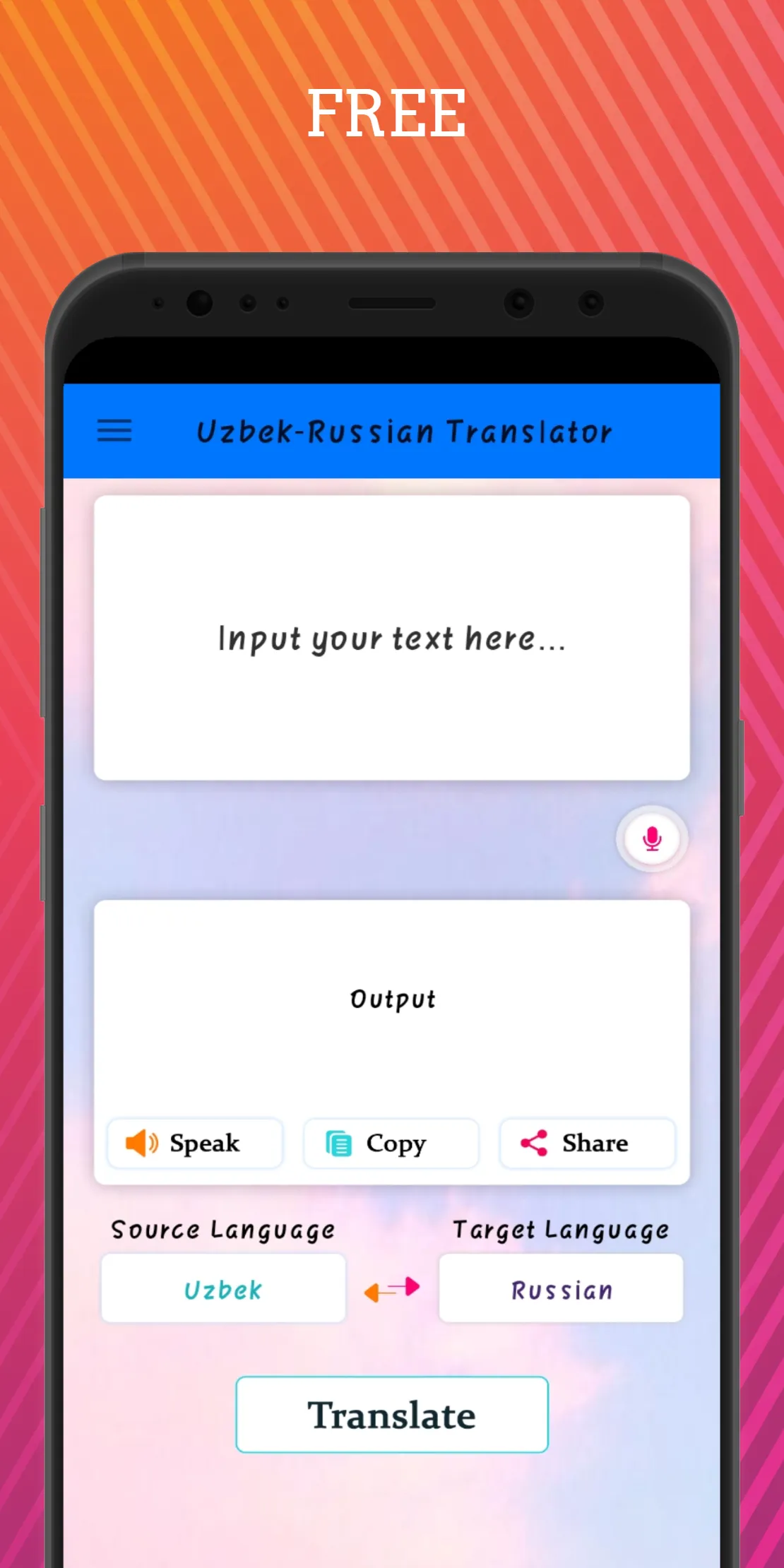 Uzbek - Russian Translator | Indus Appstore | Screenshot