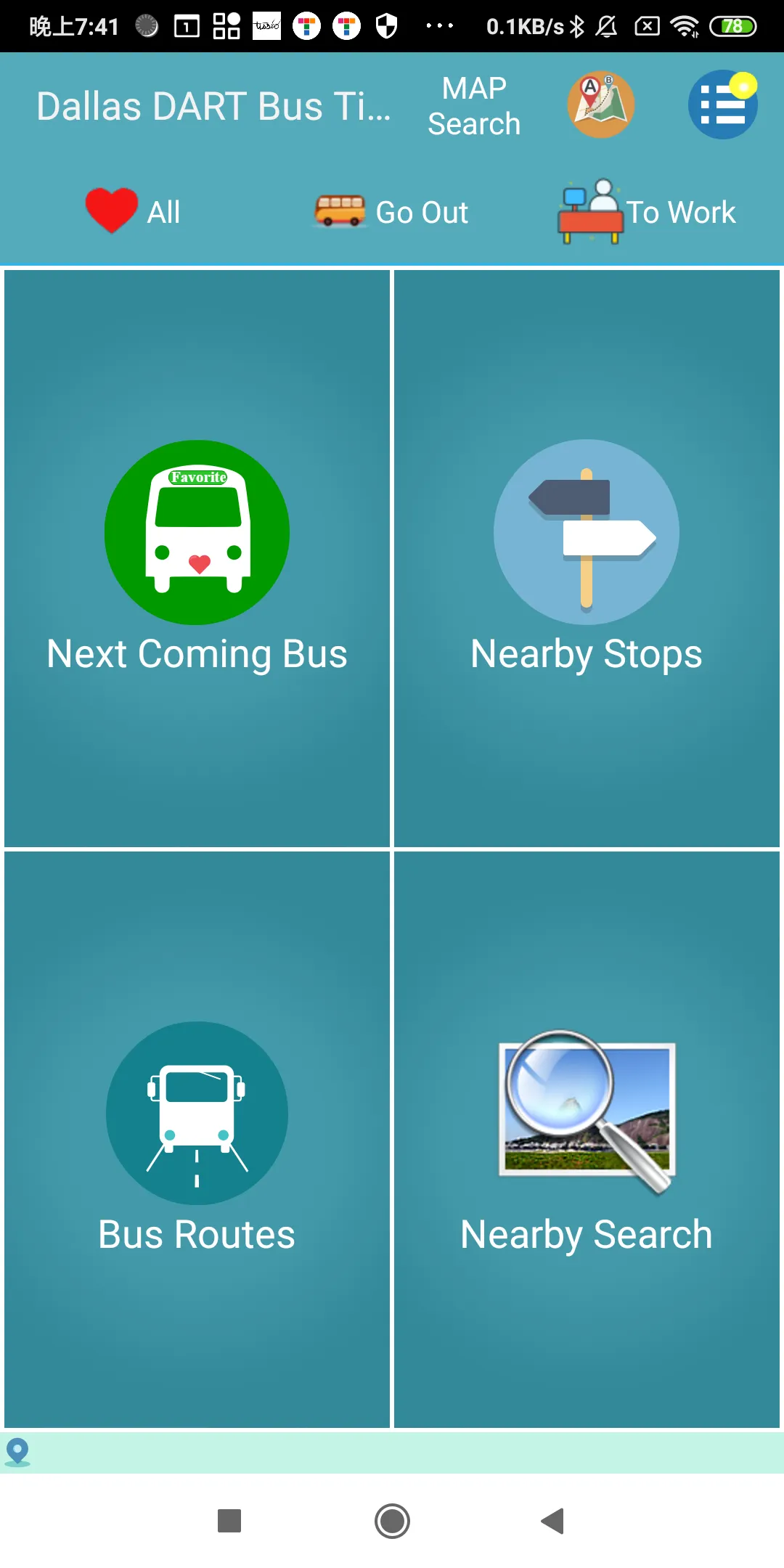 Dallas Bus Timetable | Indus Appstore | Screenshot