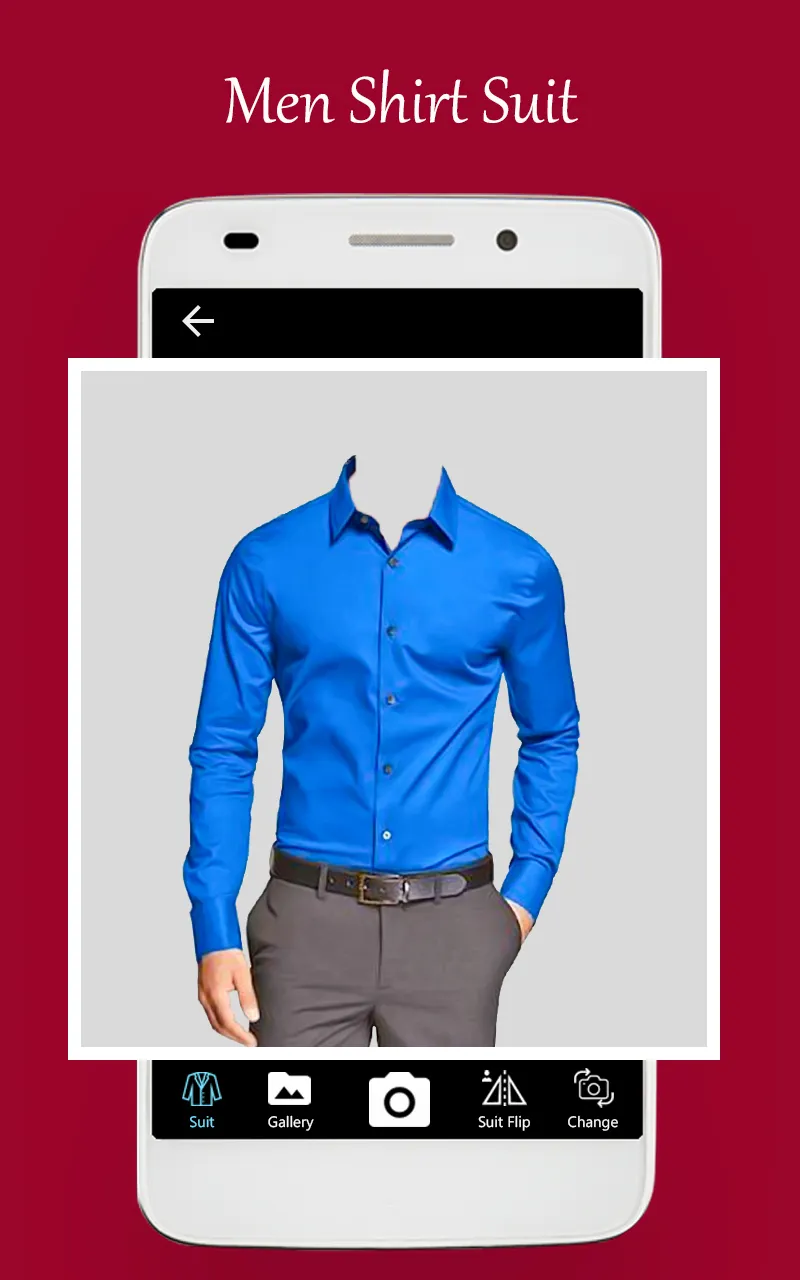 Men formal shirt photo editor | Indus Appstore | Screenshot