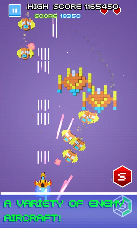 Space Shooter - Pixel Force | Indus Appstore | Screenshot