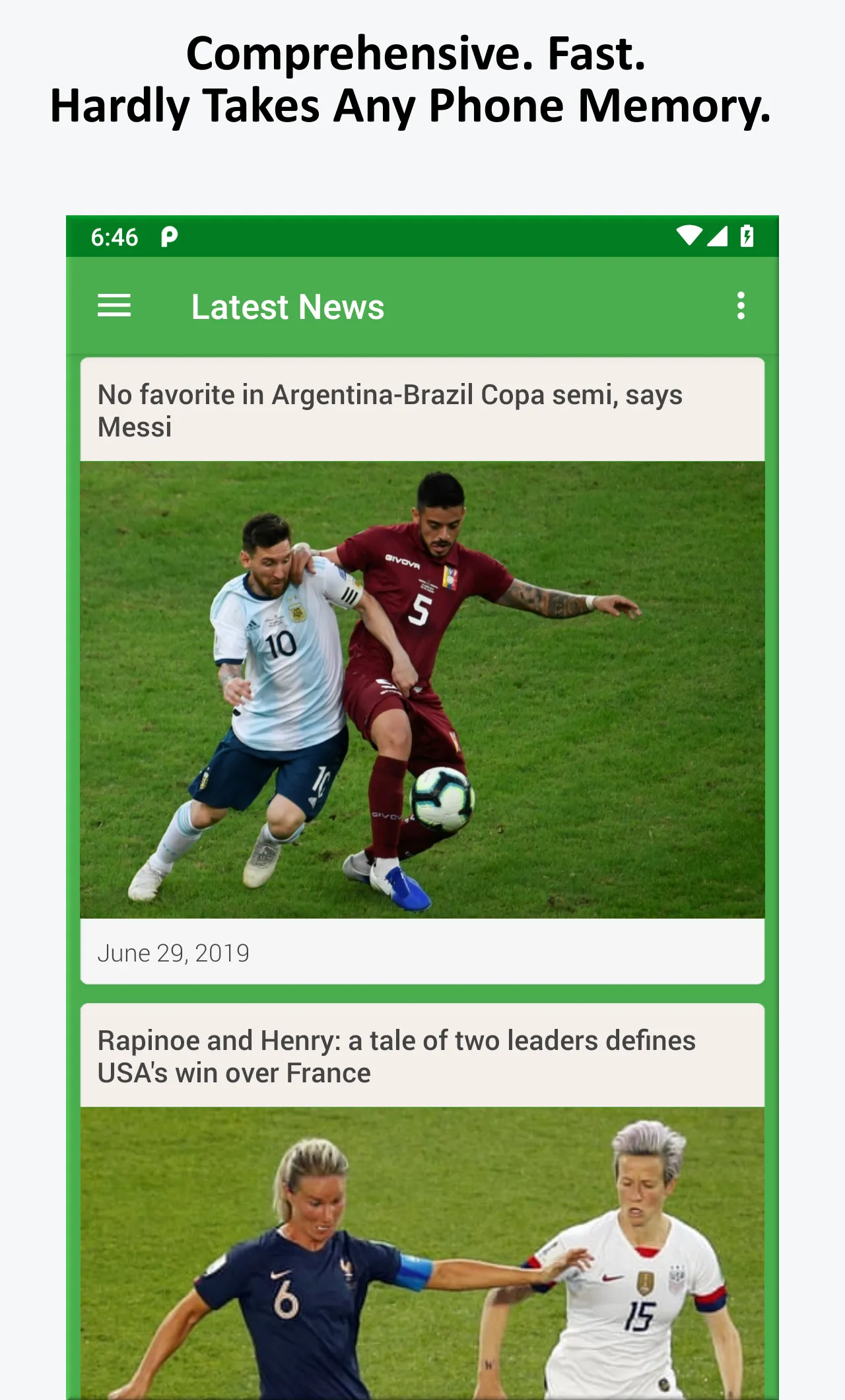 Soccer (Football) News | Indus Appstore | Screenshot