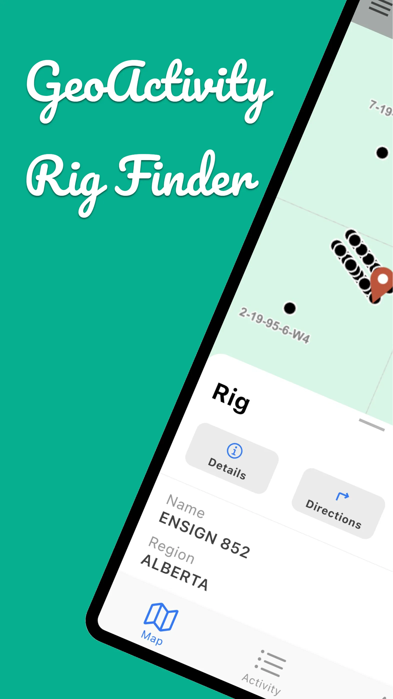 Rig Finder - GeoActivity | Indus Appstore | Screenshot