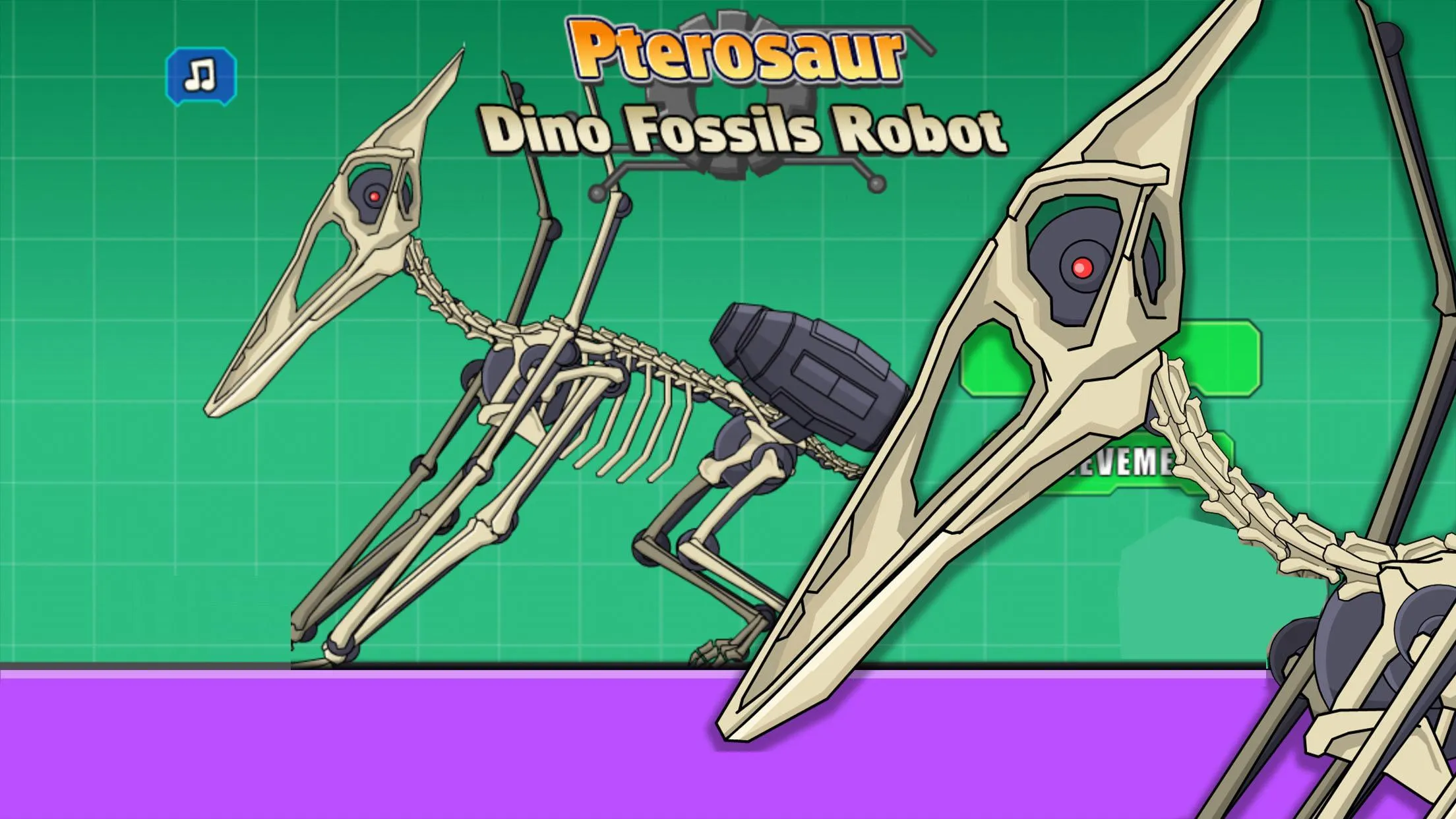 Pterosaur Dino Fossils Robot | Indus Appstore | Screenshot