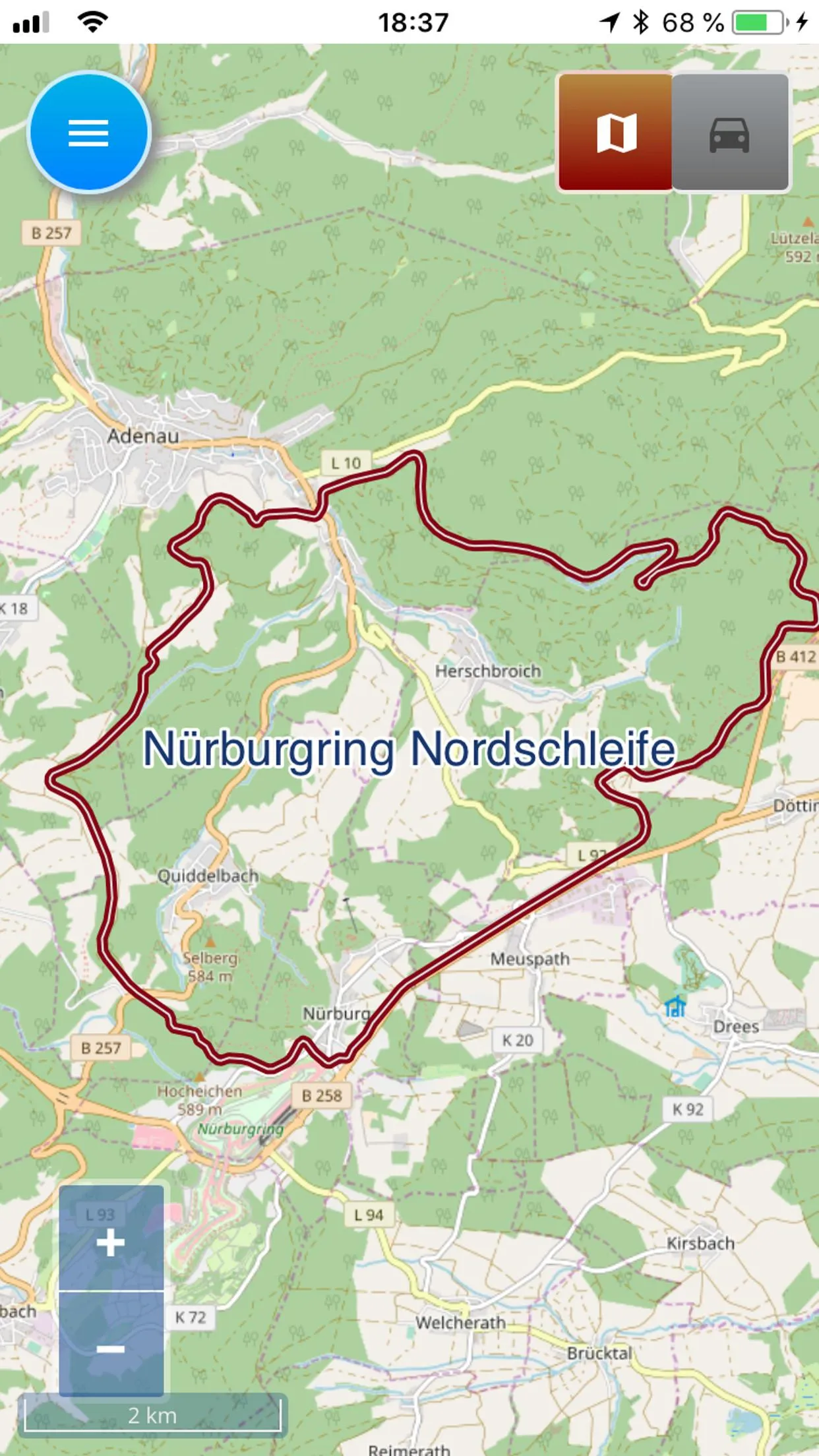 Nordschleife Pacenotes | Indus Appstore | Screenshot