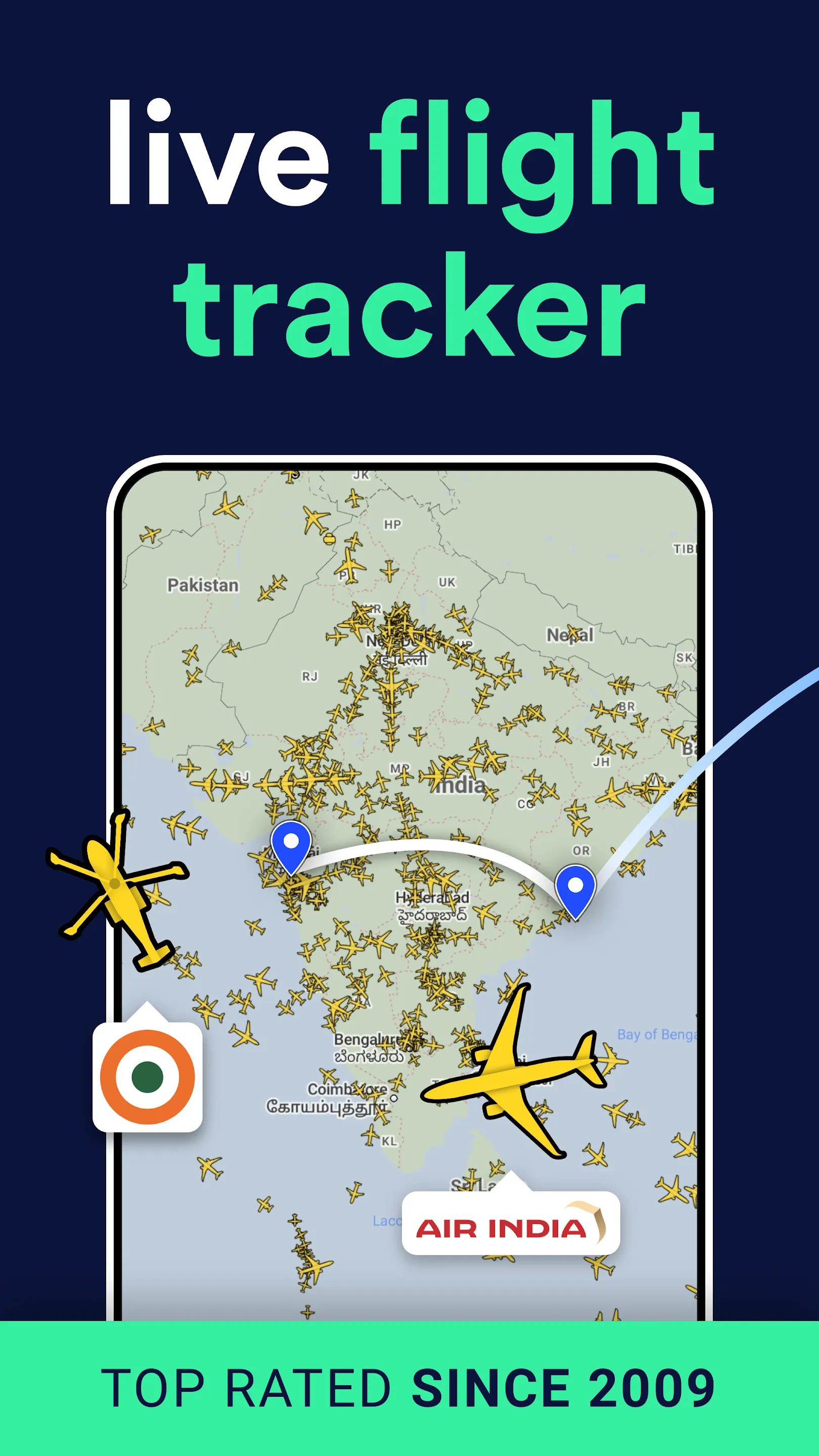 Plane Finder - Flight Tracker | Indus Appstore | Screenshot