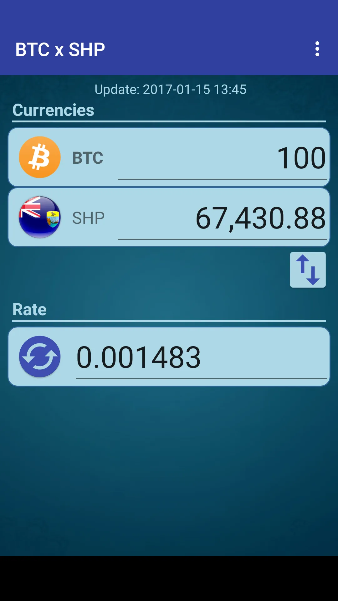 Bitcoin x Saint Helena Pound | Indus Appstore | Screenshot