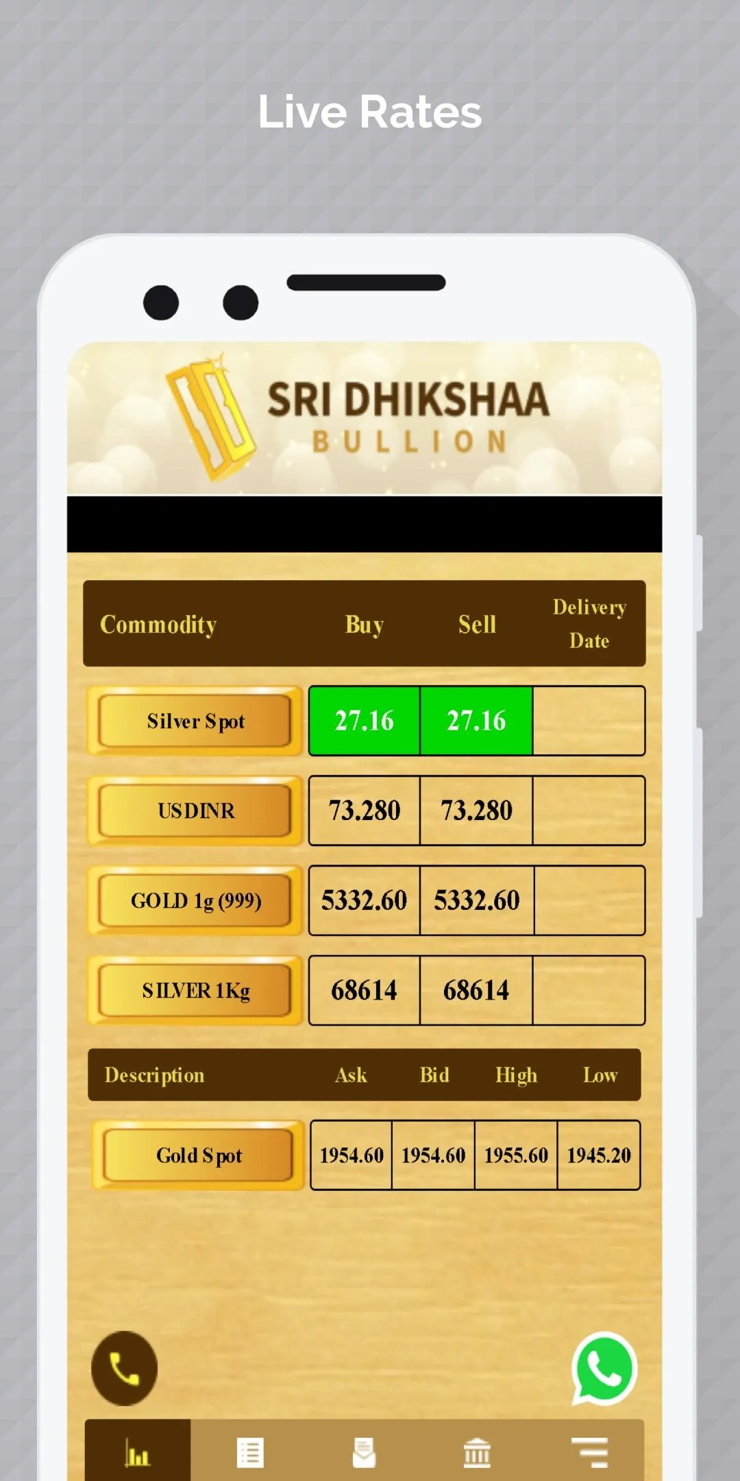 Sri Dhikshaa Bullion | Indus Appstore | Screenshot