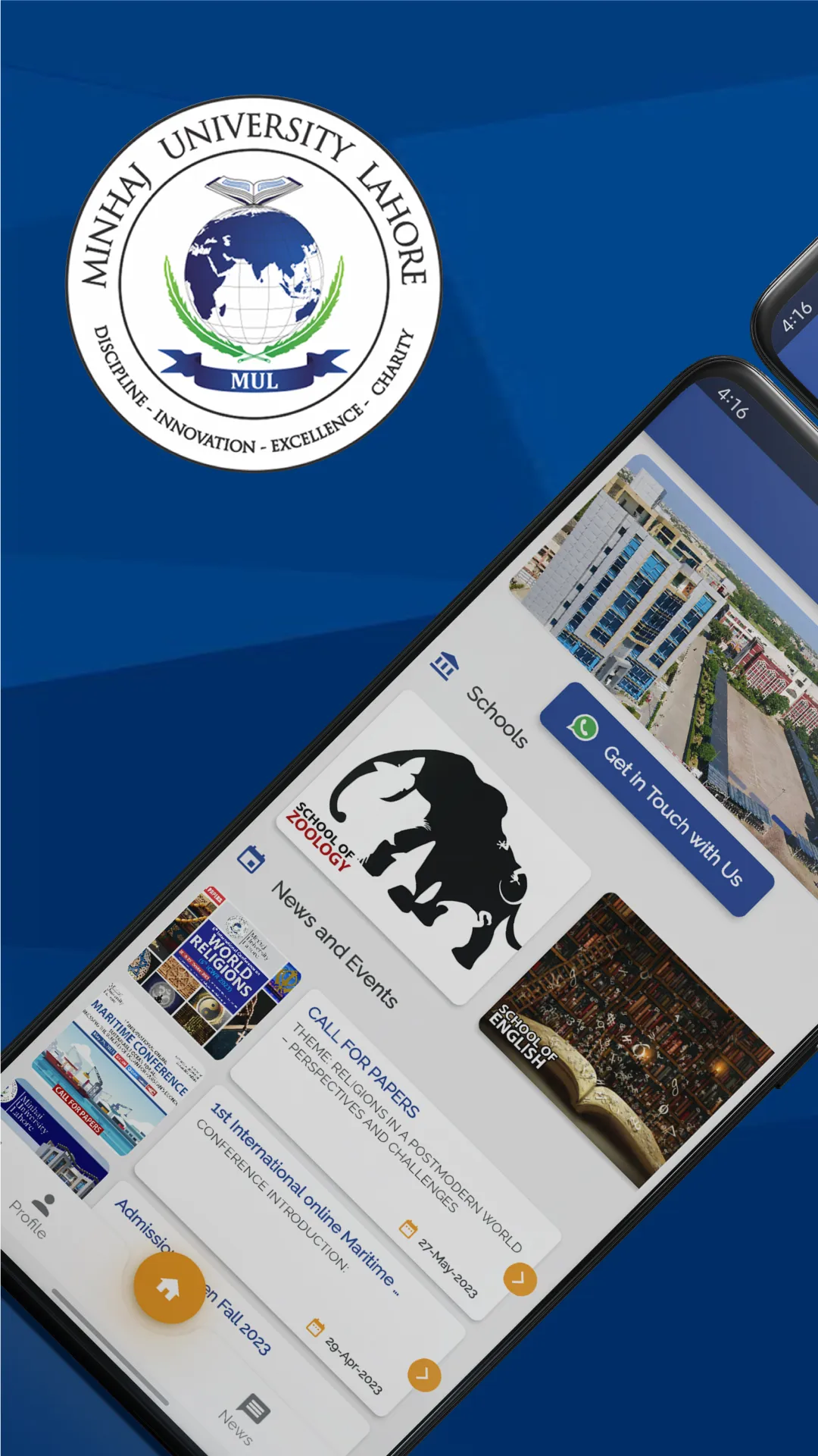 Minhaj University Lahore | Indus Appstore | Screenshot