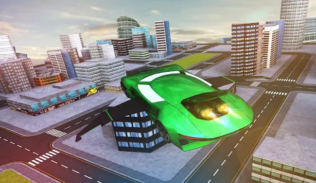 Flying Racing Car Simulator | Indus Appstore | Screenshot