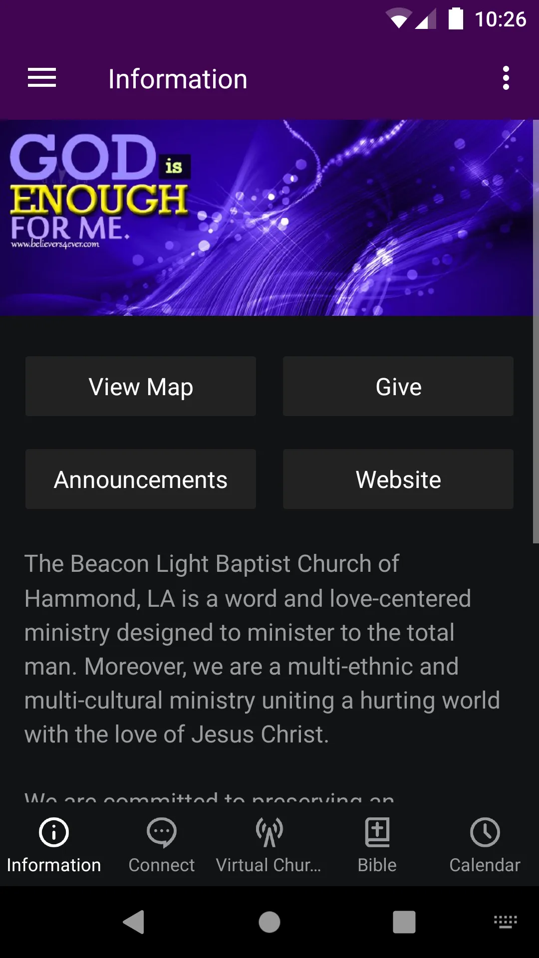 Beacon Light of Hammond, LA | Indus Appstore | Screenshot