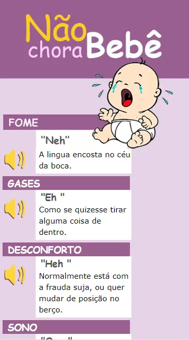 Não Chora Bebê | Indus Appstore | Screenshot