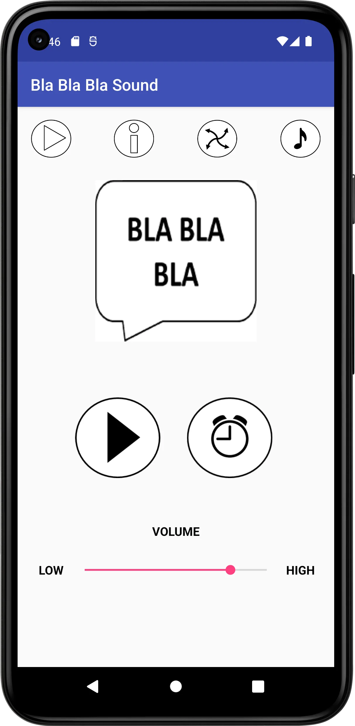 Bla Bla Bla Sound | Indus Appstore | Screenshot