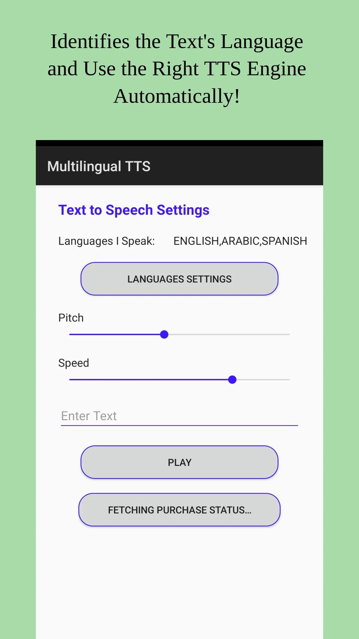 Multilingual TTS | Indus Appstore | Screenshot