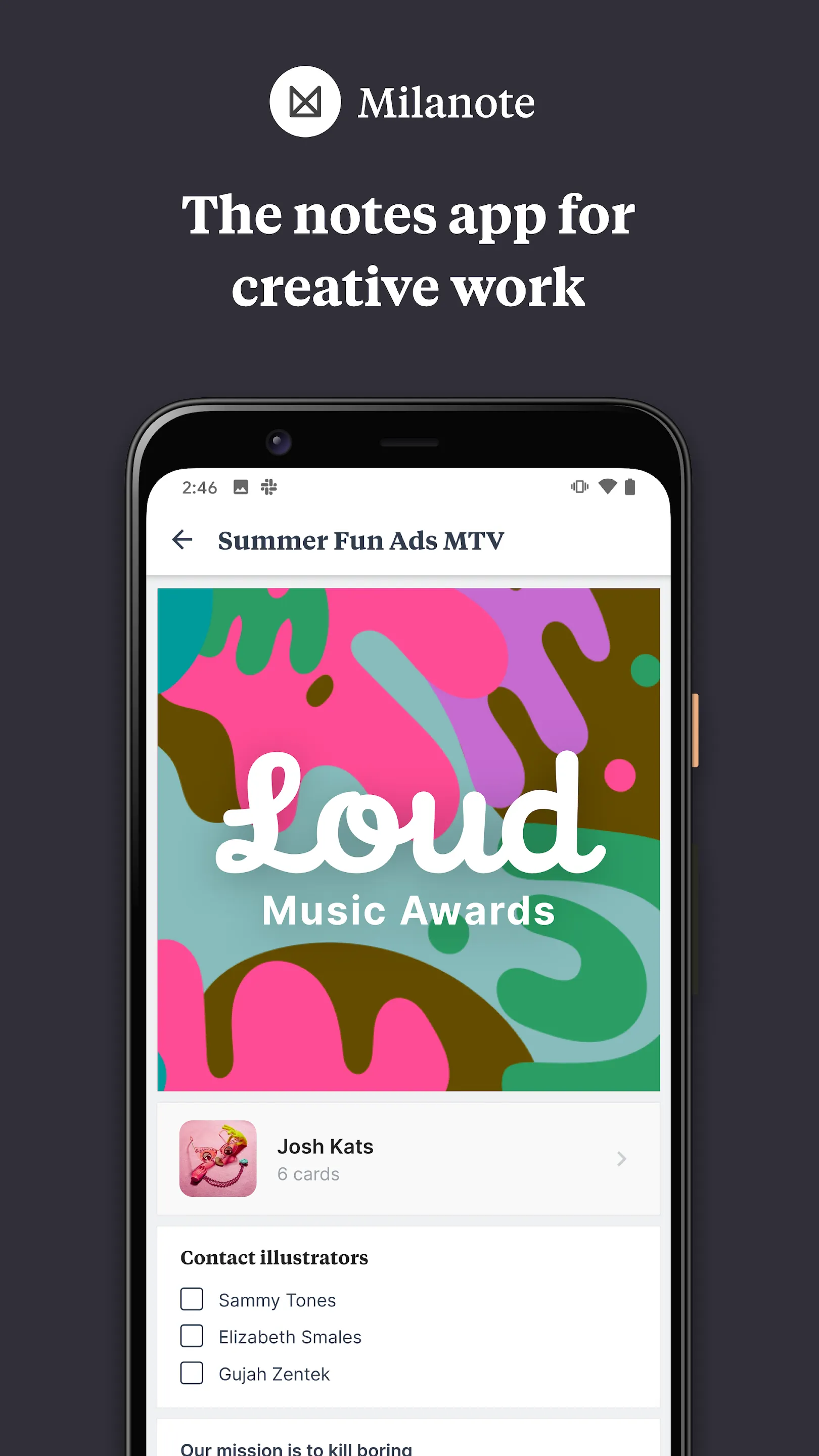 Milanote | Indus Appstore | Screenshot