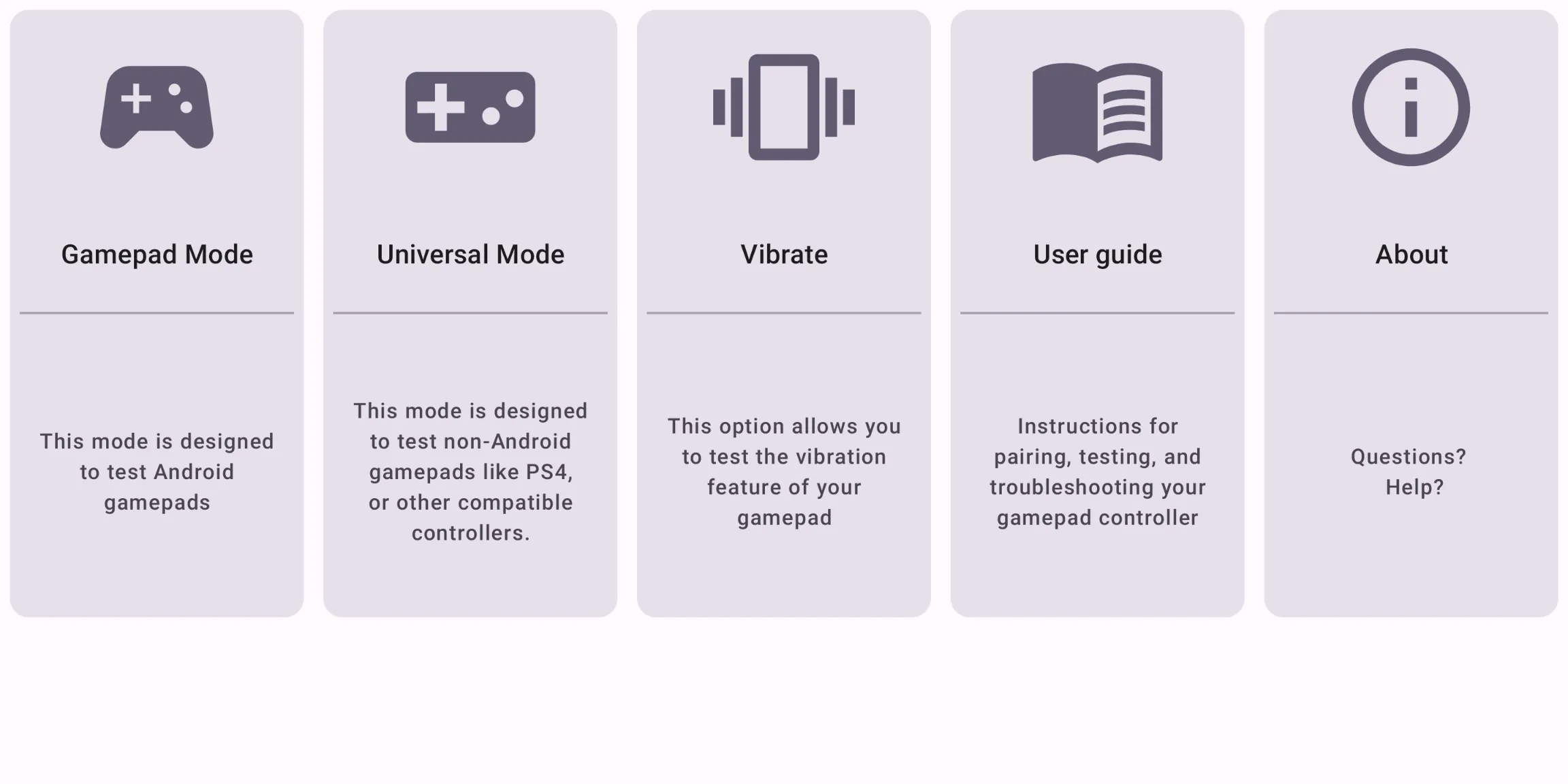 GamePad Tester Lite | Indus Appstore | Screenshot